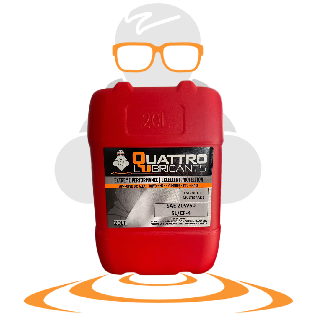 SAE 20W50 SL/CF-4 - Quattro Lubricants