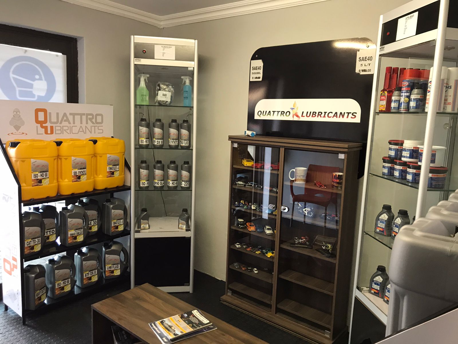 Our Pit Crew Quattro Lubricants