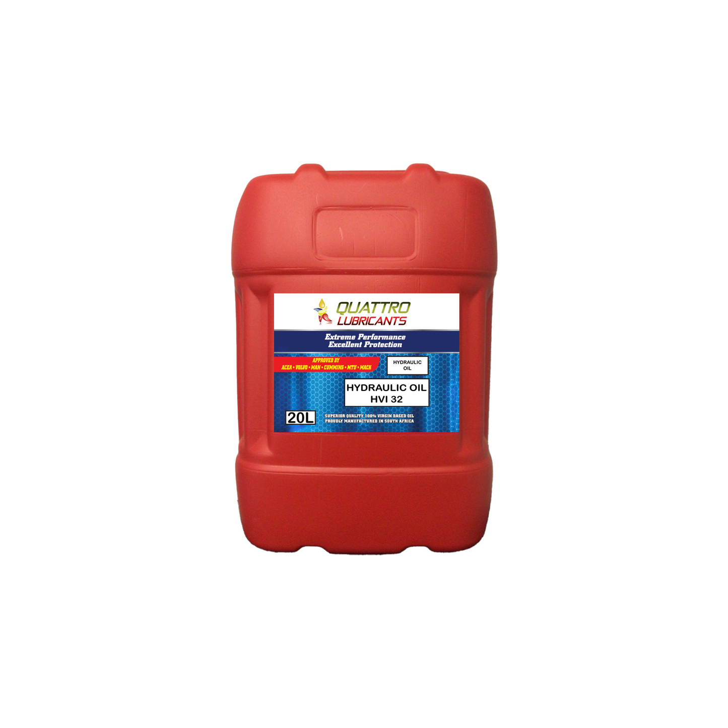 HYDRAULIC OIL HVI 32 Hydraulic oil that handles high pressure and heat